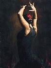 Flamenco Dancer flamencoIV painting